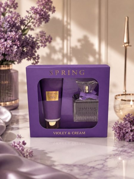 VIOLET &CREAM GIFT SET
